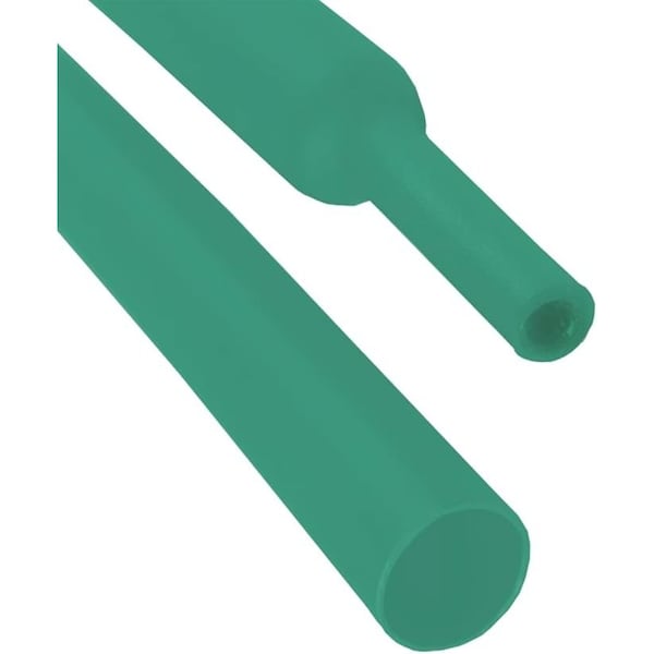 Kable Kontrol Adhesive Lined Heat Shrink Tube, Dual Wall, 3:1 I.D. Shrink Ratio, 1 in I.D. Before Shrinking, Green, 4 ft HS382-GN - main